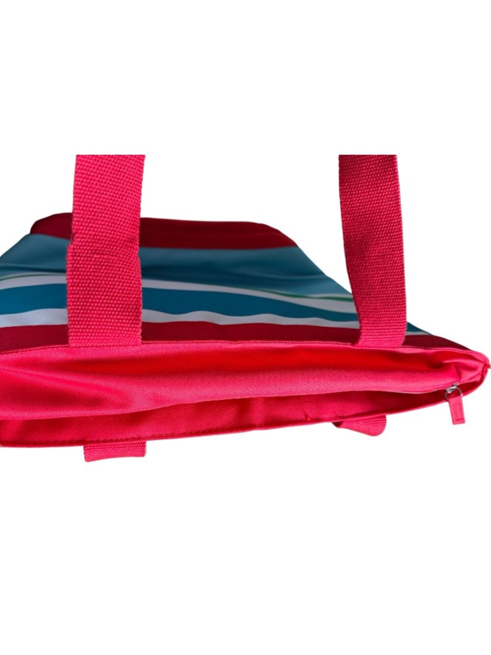 Disney Mickey Mouse Striped Cooler Beach Tote Bag  Insulated-NWOT-16.5"x7"x12" - Picture 5 of 7